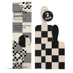 FRAMAR checkered balayage board in cream aids precise color placement for highlights.