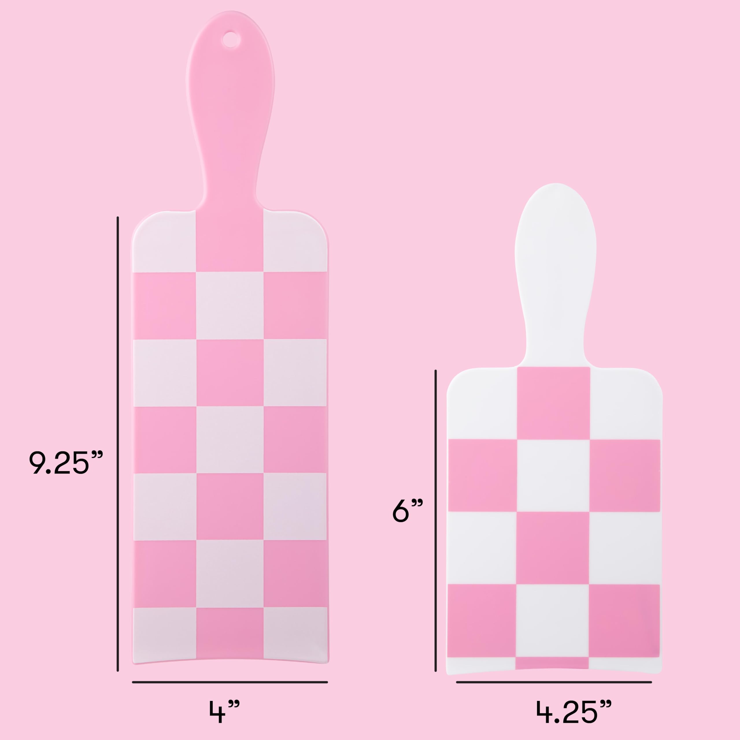 FRAMAR checkered balayage board paddle large white for even bleaching on long hair