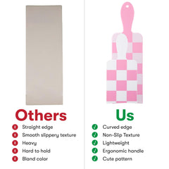 FRAMAR checkered balayage board paddle small white for neat color application in short sections