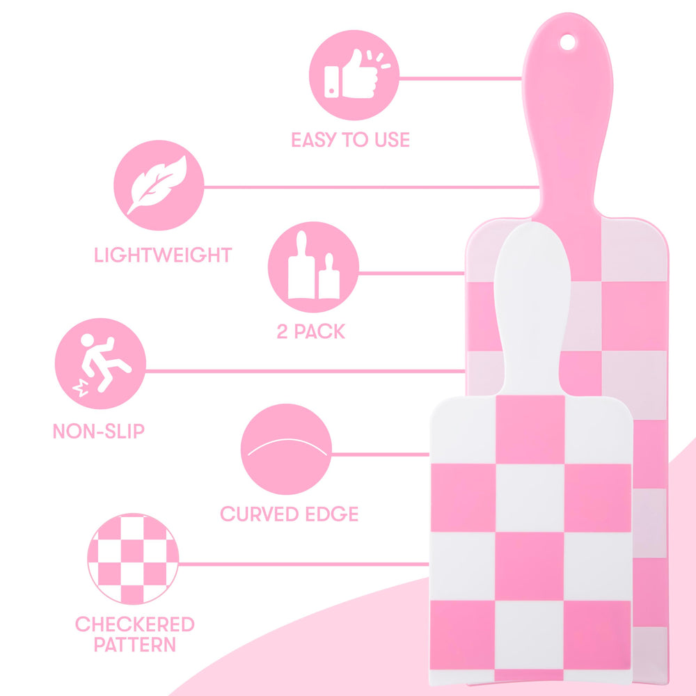 FRAMAR checkered balayage board textured side pink improves grip during color placement