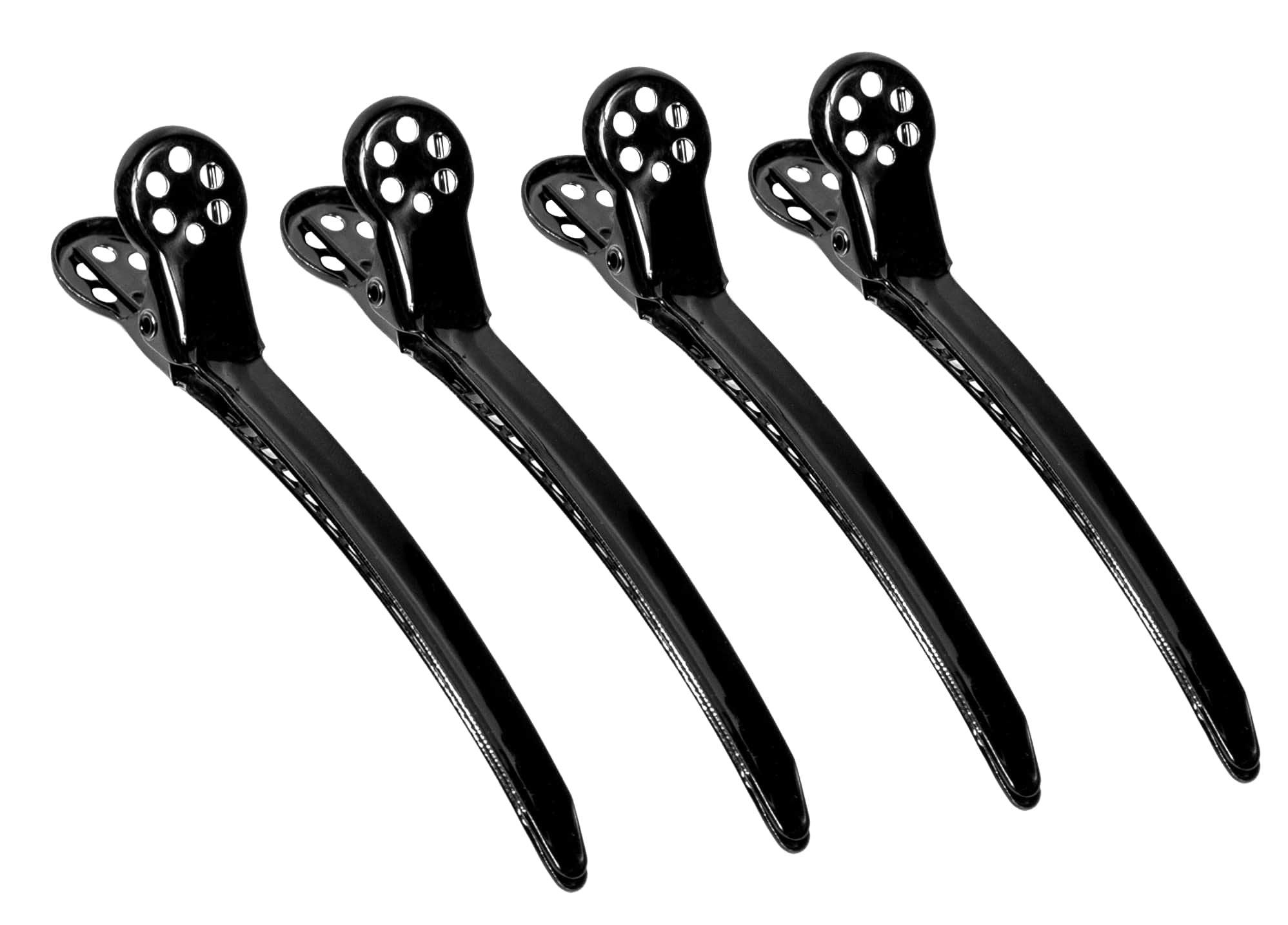 Framar clips ergonómicos antideslizantes negro: agarre cómodo y seguro durante aplicaciones.