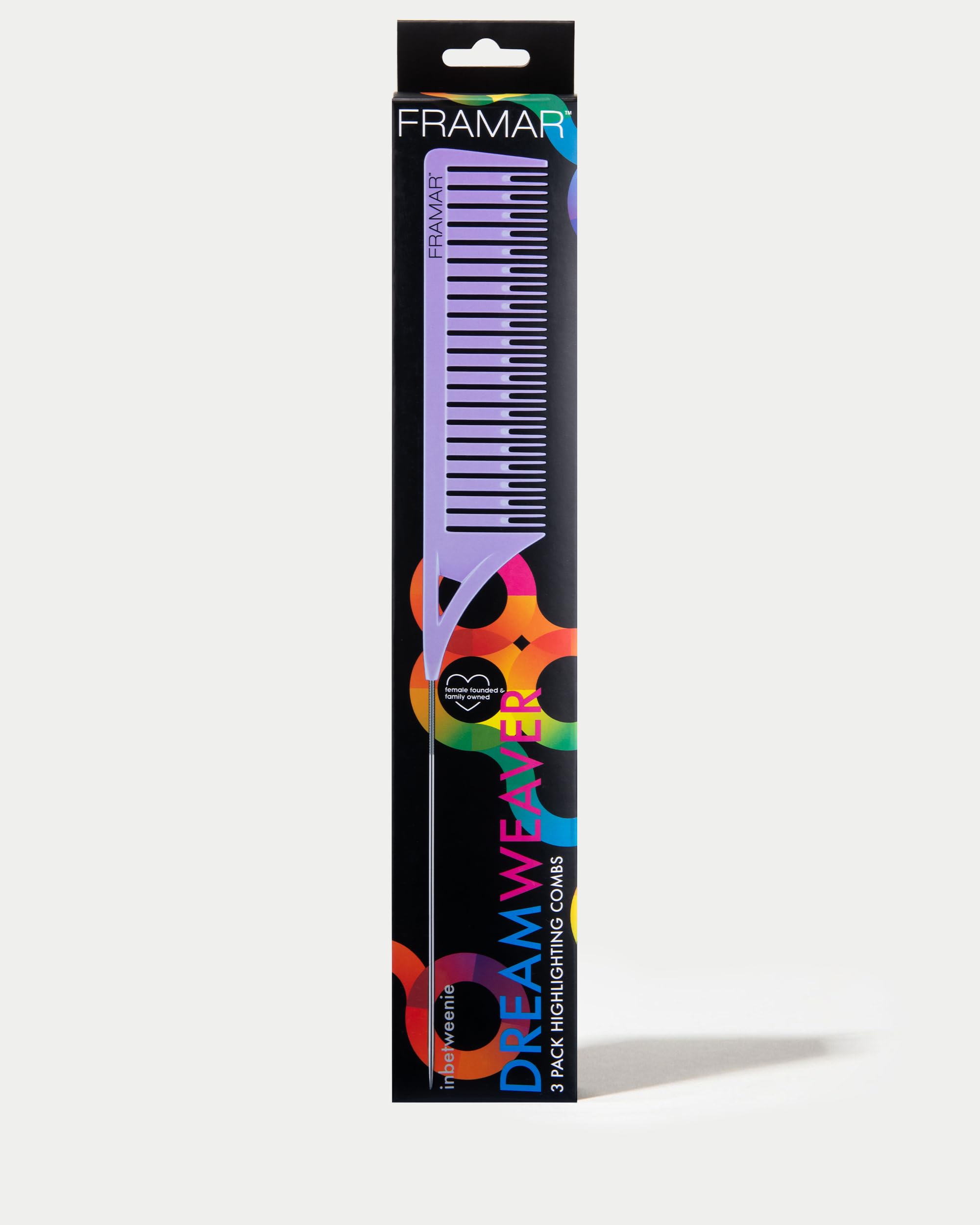 FRAMAR Dreamweaver pastel highlight combs colors ready for quick service setup