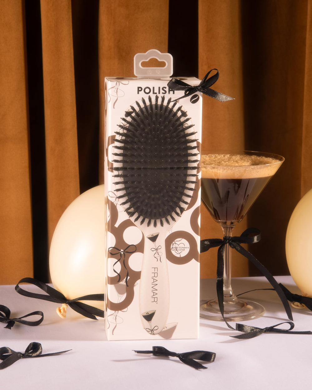 Framar sleek slick back styling aid for a natural, controlled finish