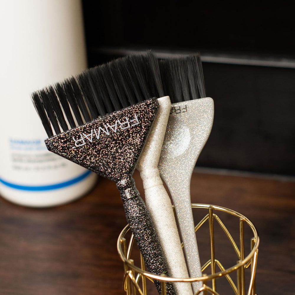FRAMAR glitter color brush salon use perfect for precise balayage and roots