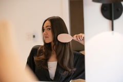 FRAMAR Glitter Hair Brush Detangler flexible bristles glide through knots
