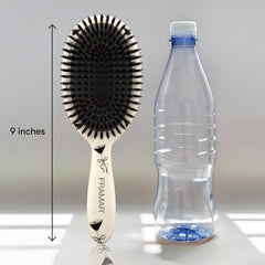 Framar hair brush for fine hair stimulates scalp for healthier roots