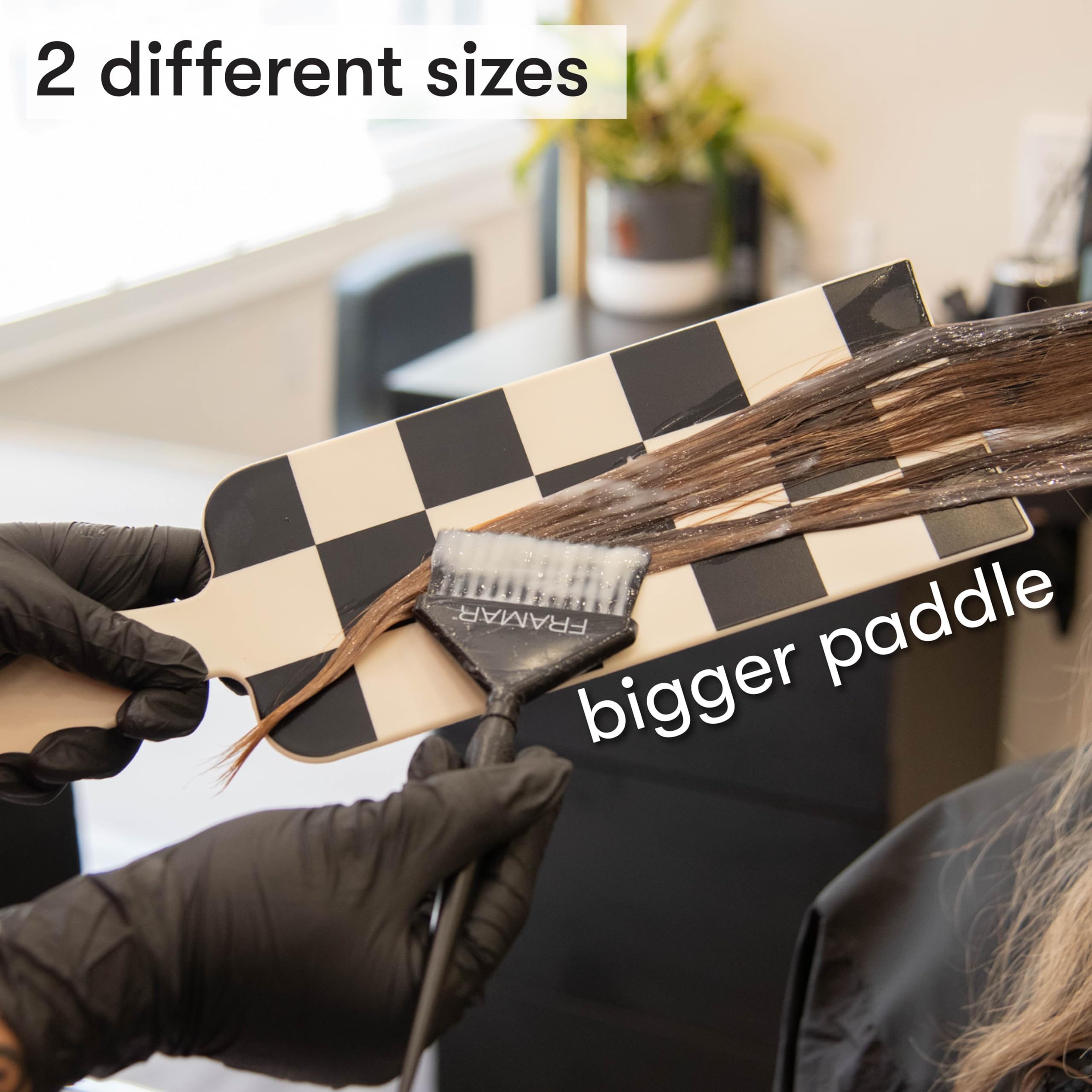 FRAMAR large 9.25 x 4 board covers broader hair sections efficiently.