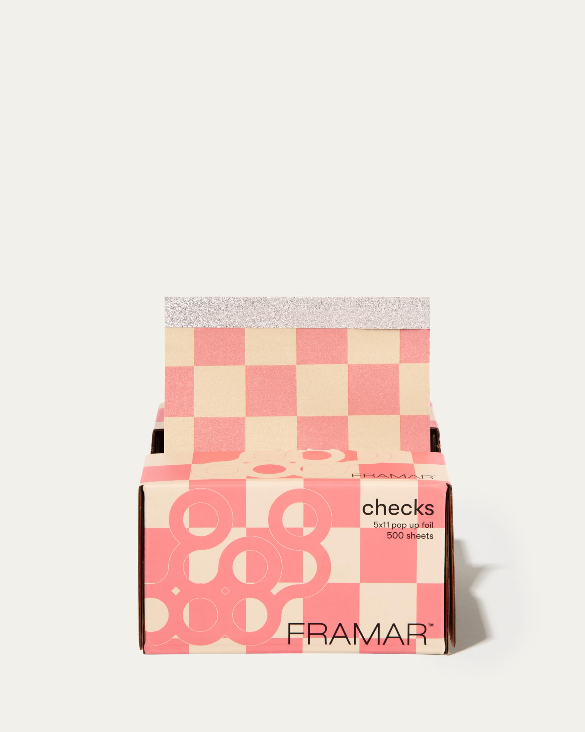 FRAMAR long-hair bleach-ready foil for even coloring.