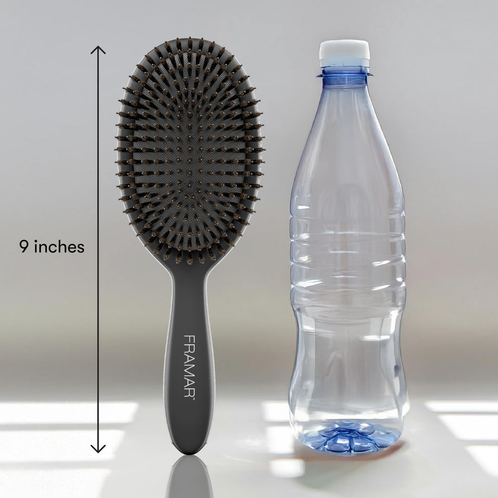 FRAMAR natural oil distribution brush evenly spreads oils for balanced shine