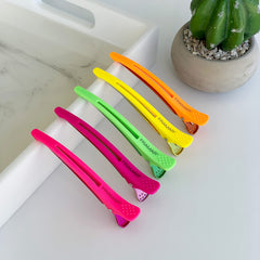 Framar Neon Clips para seccionado, agarre firme sin deslizamiento.