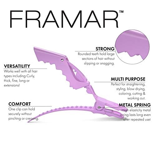 Framar Pastel Clip Aligator para seccionar con precisión y comodidad.