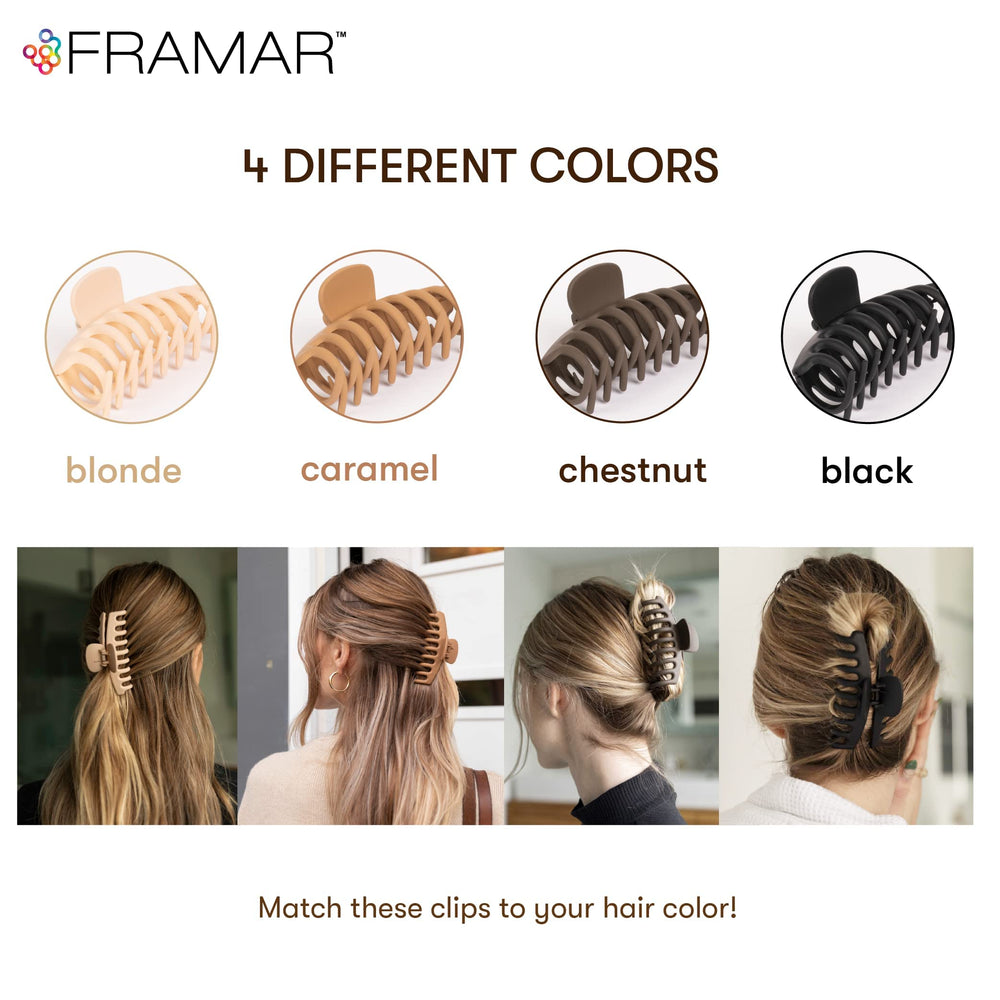 FRAMAR pinza con diseño moderno para uso diario y looks casuales.