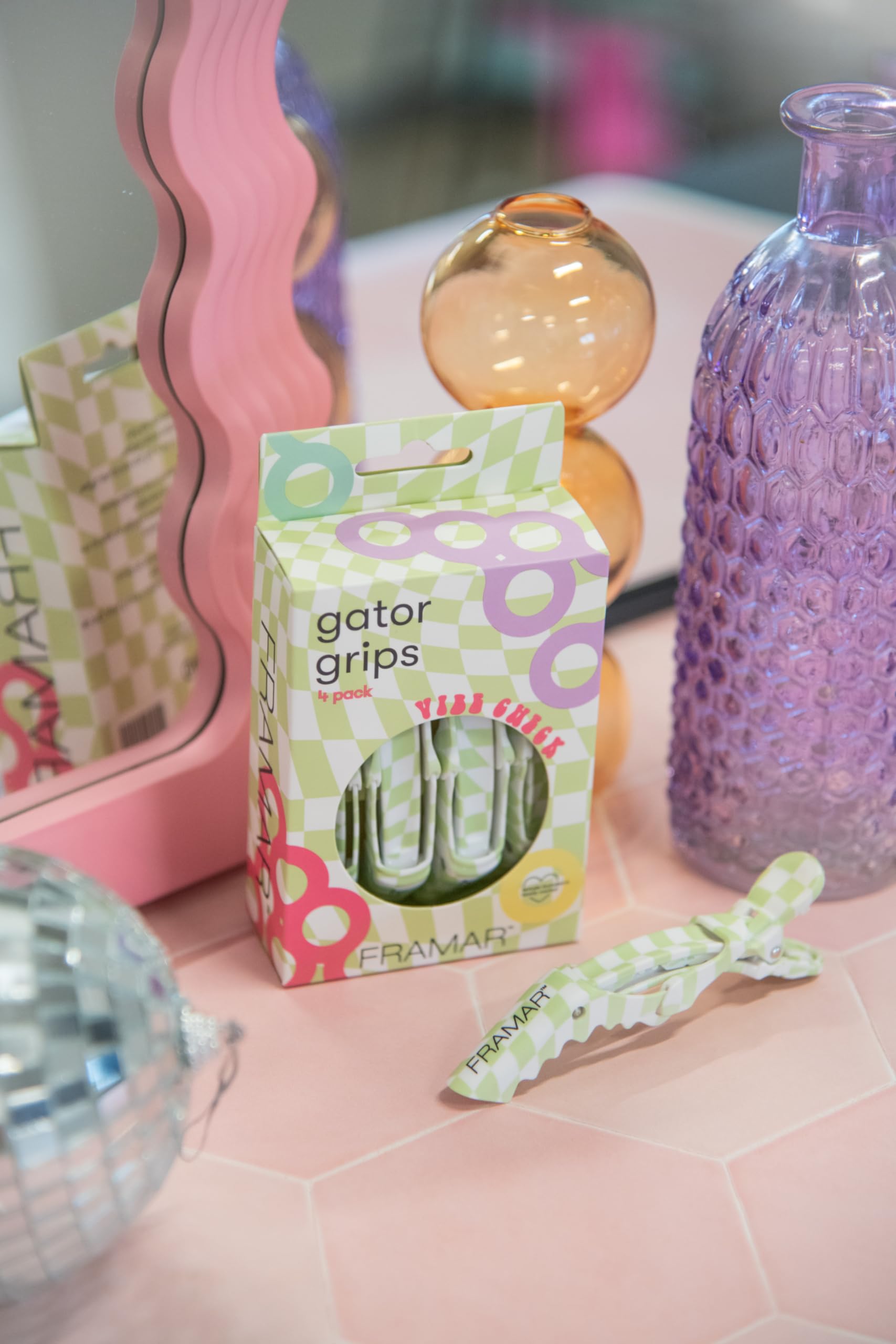 Pinzas FRAMAR cocodrilo para trenzas, facilita trenzado sin deslizamiento