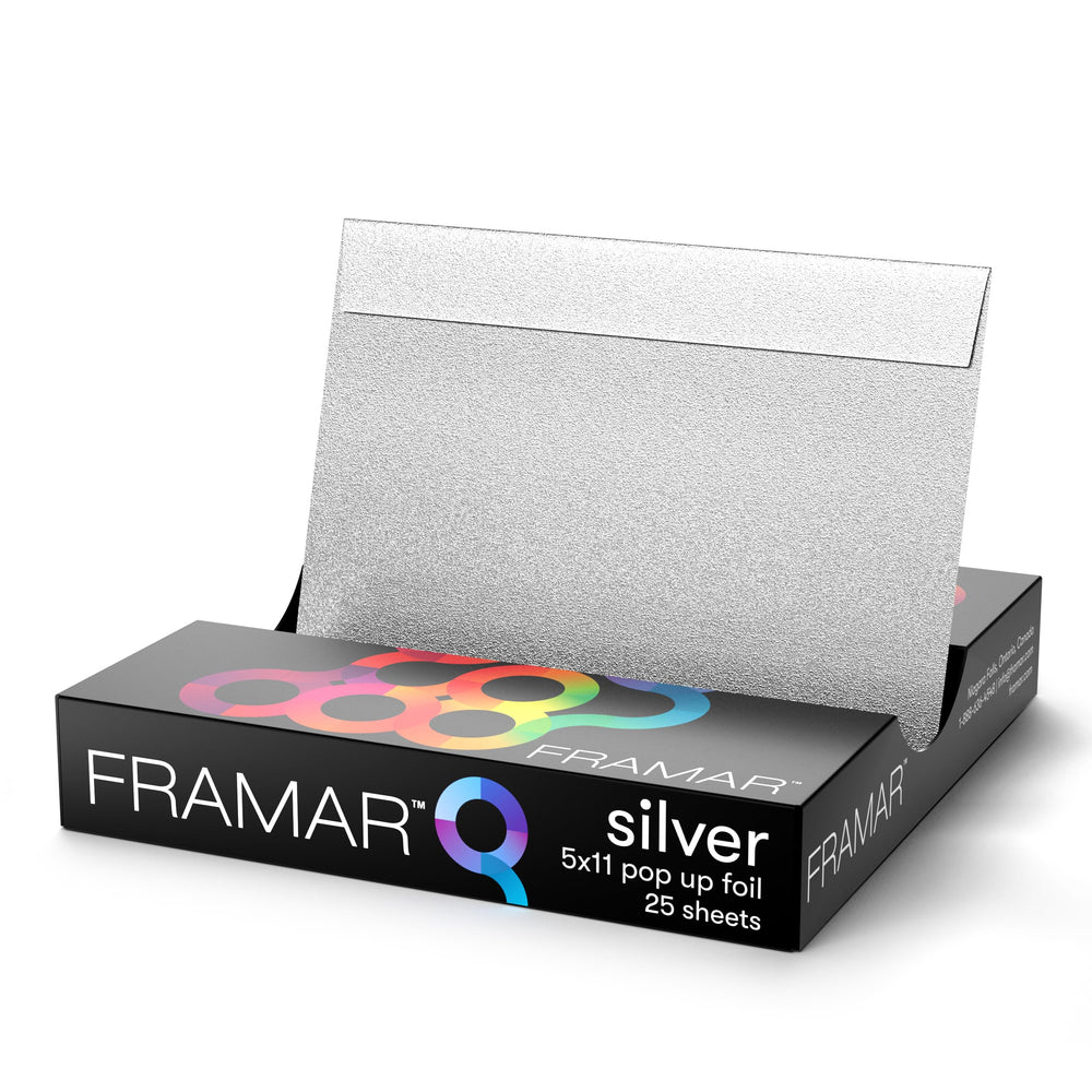 Framar Silver hair foil pop-up out of box for quick highlighting sessions