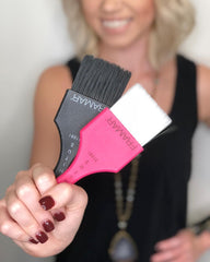 Framar Power Painter brush offers large surface coverage for faster dyeing.