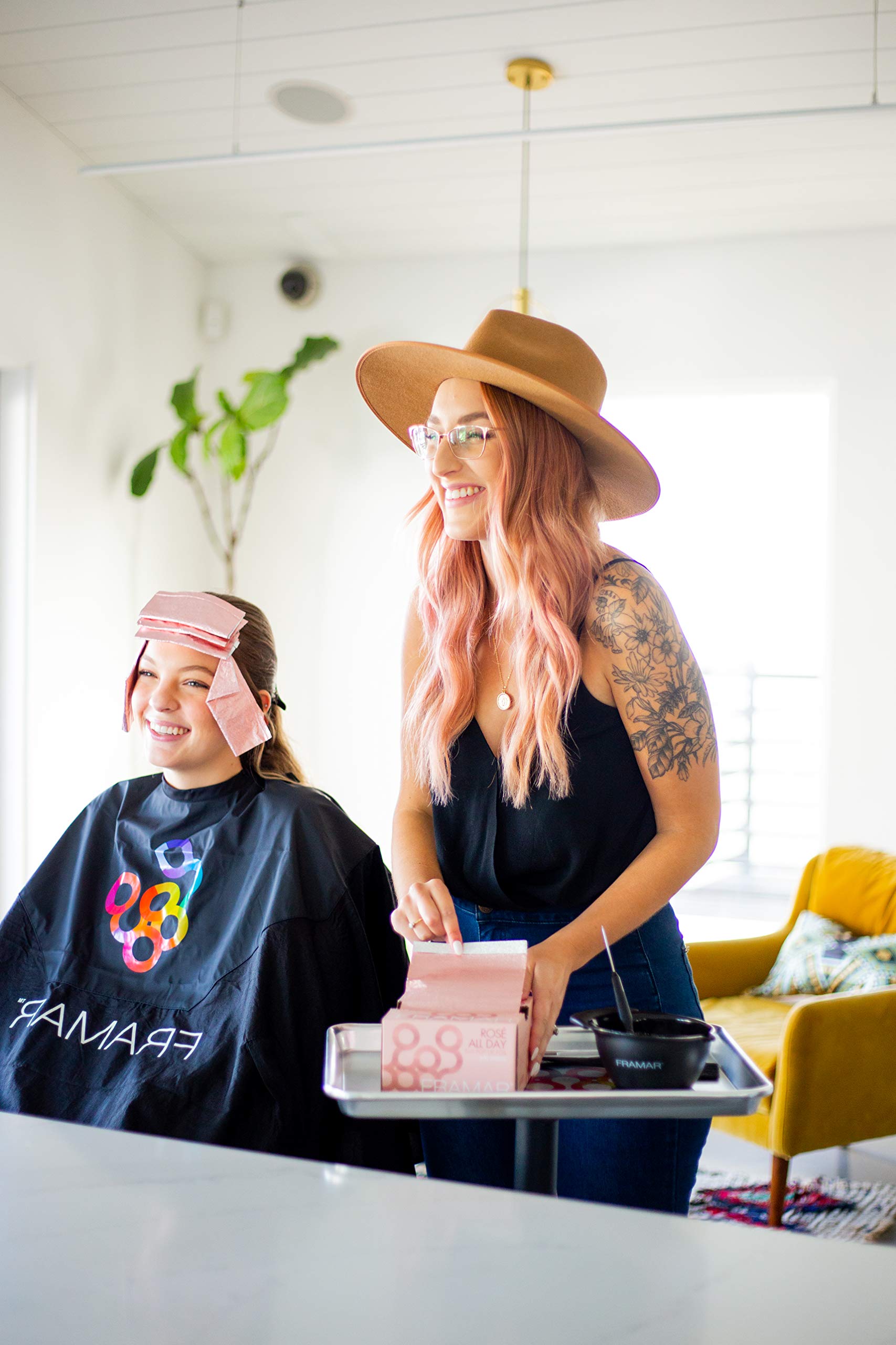 FRAMAR Rose pop-up foil pack reduces prep time for colorists