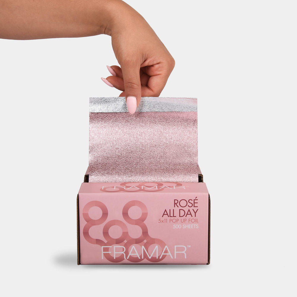 FRAMAR Rose highlighting foil sheet ideal for efficient sectioning and quick setup