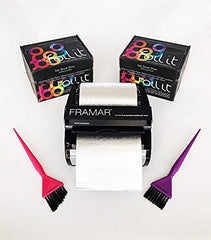 Framar Silver Hair Foil includes built-in blade for on-the-spot cuts.