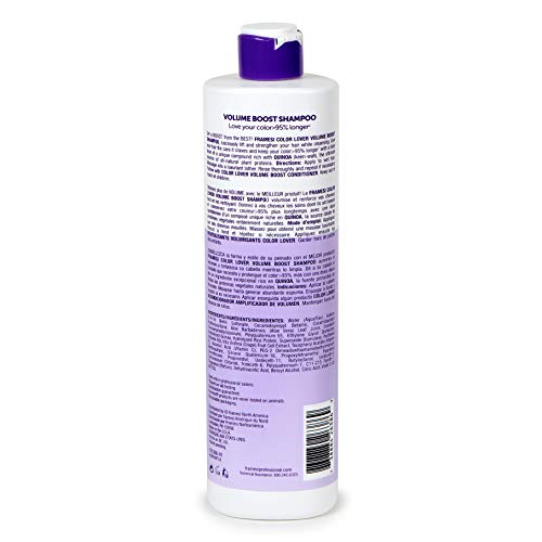 Close-up of Framesi bottle cap for easy daily use of Color Lover shampoo.