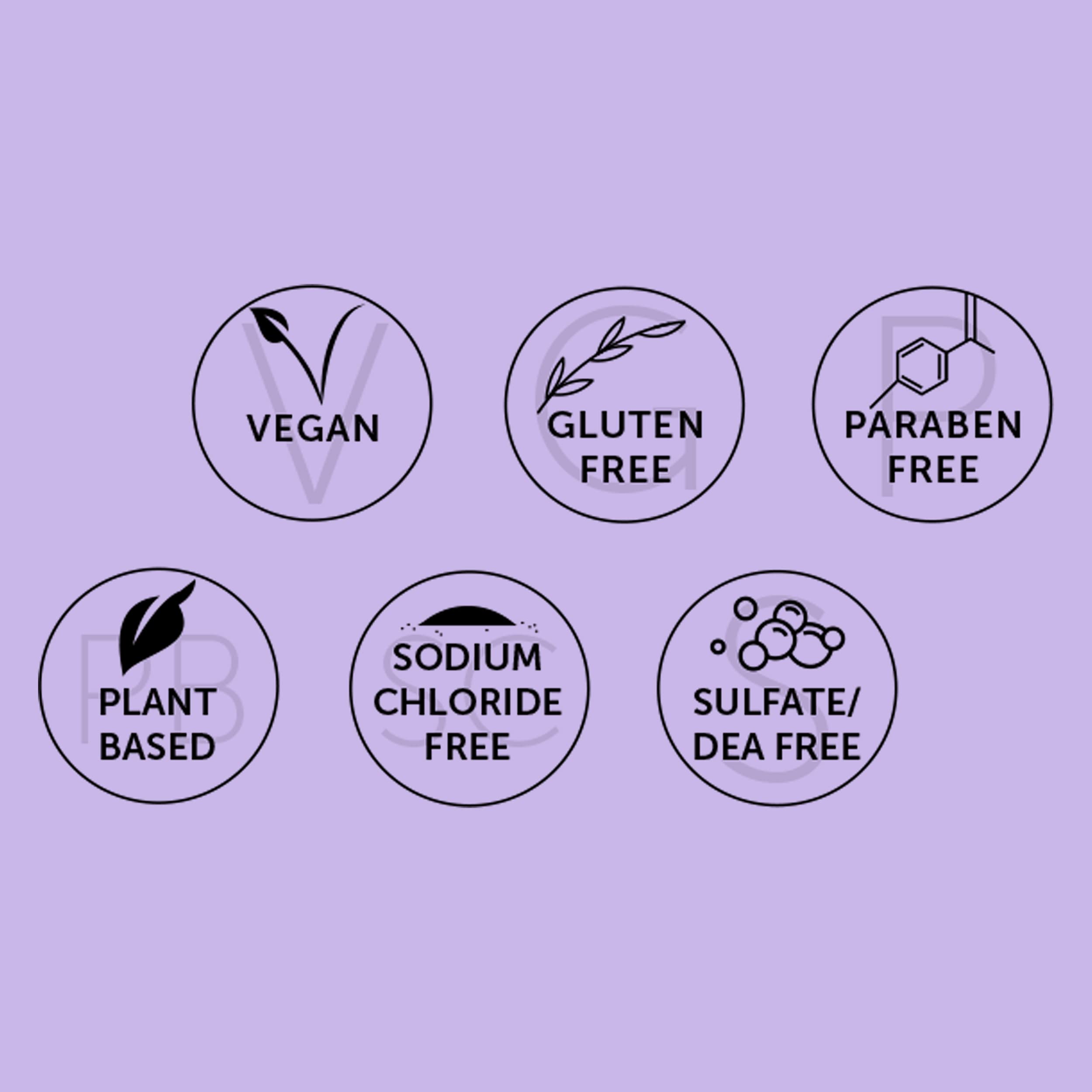 Framesi Color Lover label detail highlighting vegan and color-retention features.