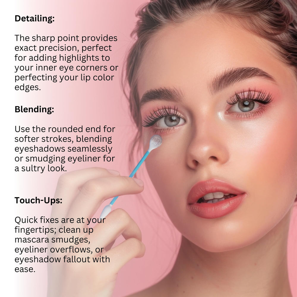 Fran Wilson Eye Tees precision applicator for small-area makeup tasks.