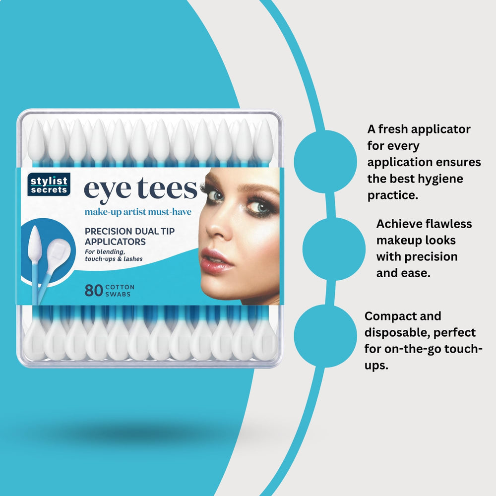 Fran Wilson Eye Tees cotton tips with rounded end for soft edge blending