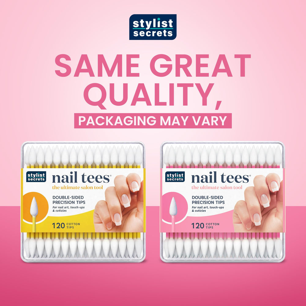 Fran Wilson Nail Tees double pointed applicators for clean nail edges.