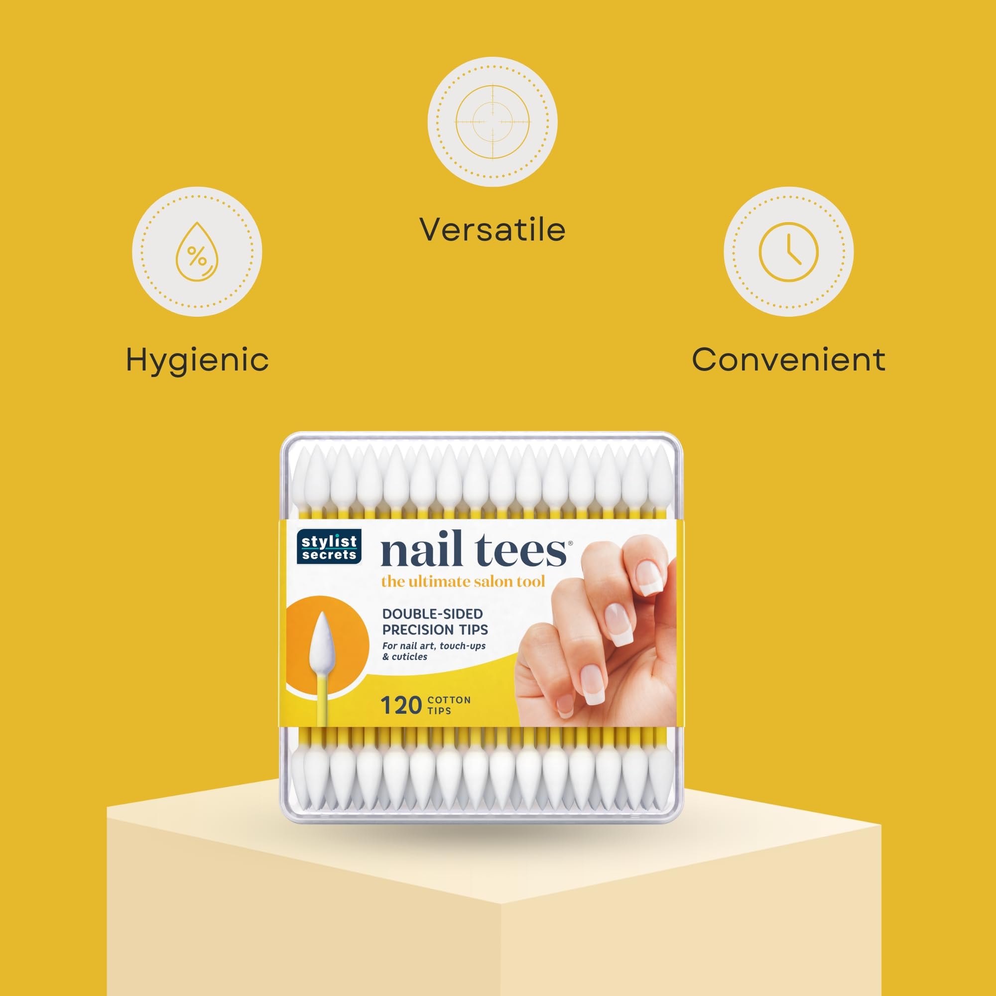 Fran Wilson Nail Tees polish correction for sharp polish edges.