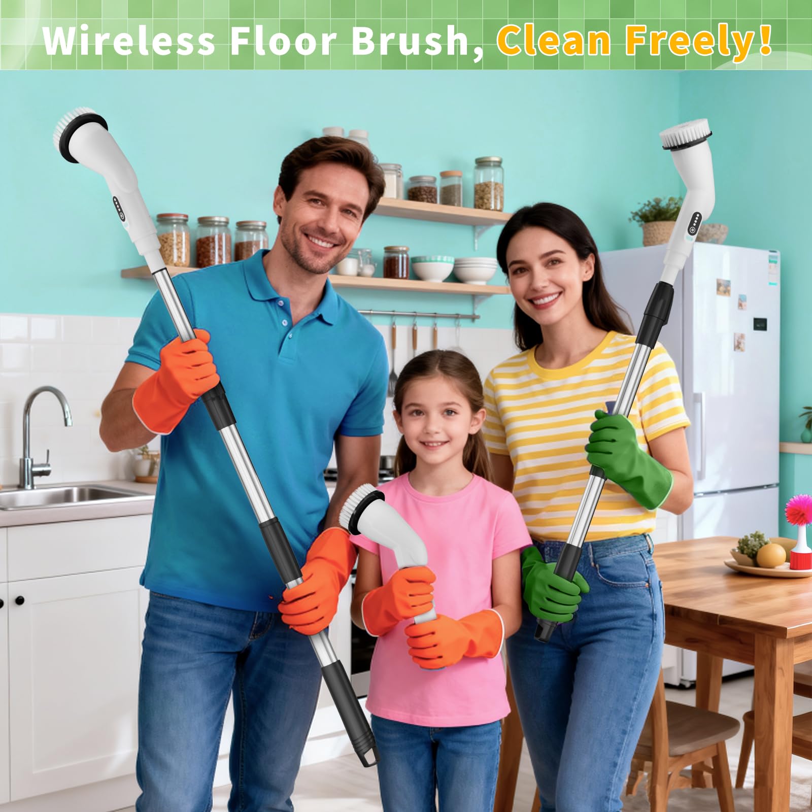 Francy Home, 8 cabezas intercambiables para superficies diferentes.