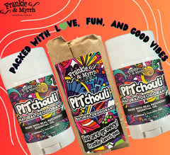 Frankie & Myrrh coconut oil and shea butter glide for smooth application.