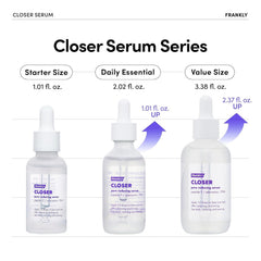 FRANKLY Closer Serum: aplicación en la palma para una experiencia suave