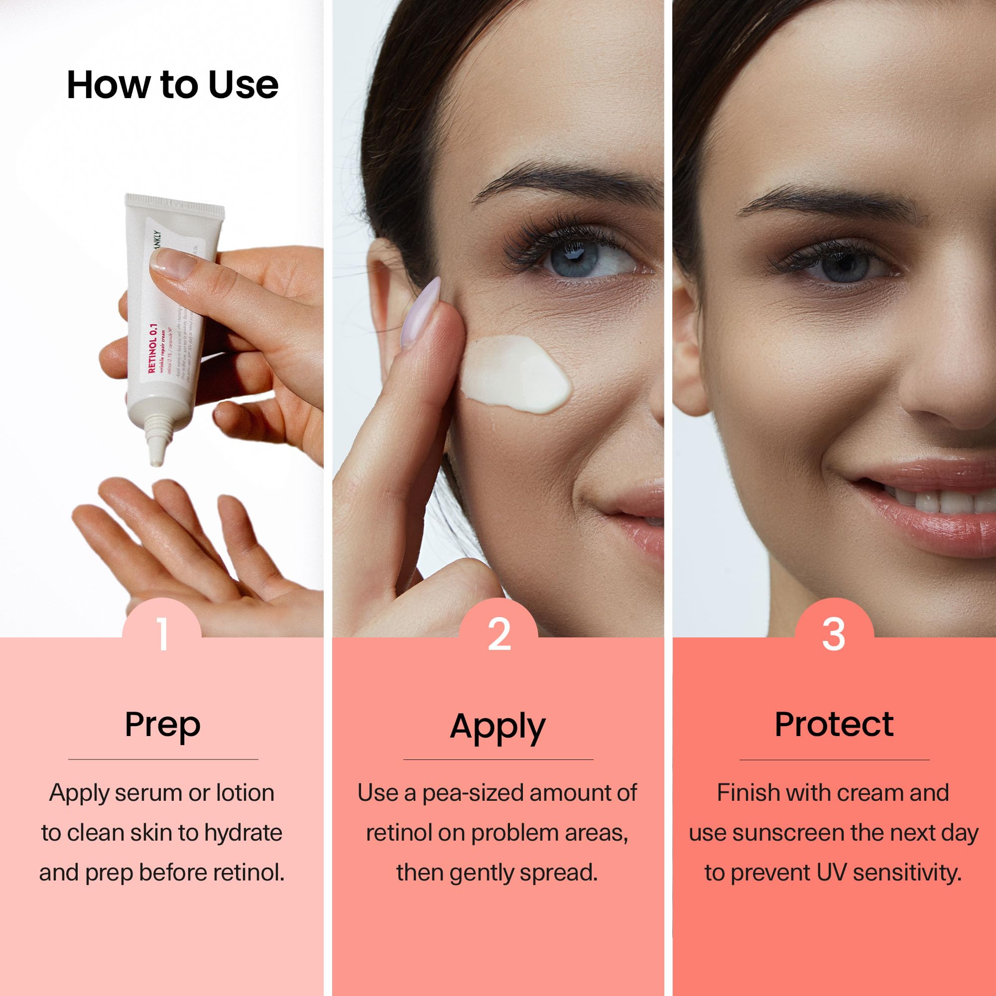 FRANKLY Retinol 0.1% crema, ayuda a la reducción de signos de envejecimiento con uso constante.