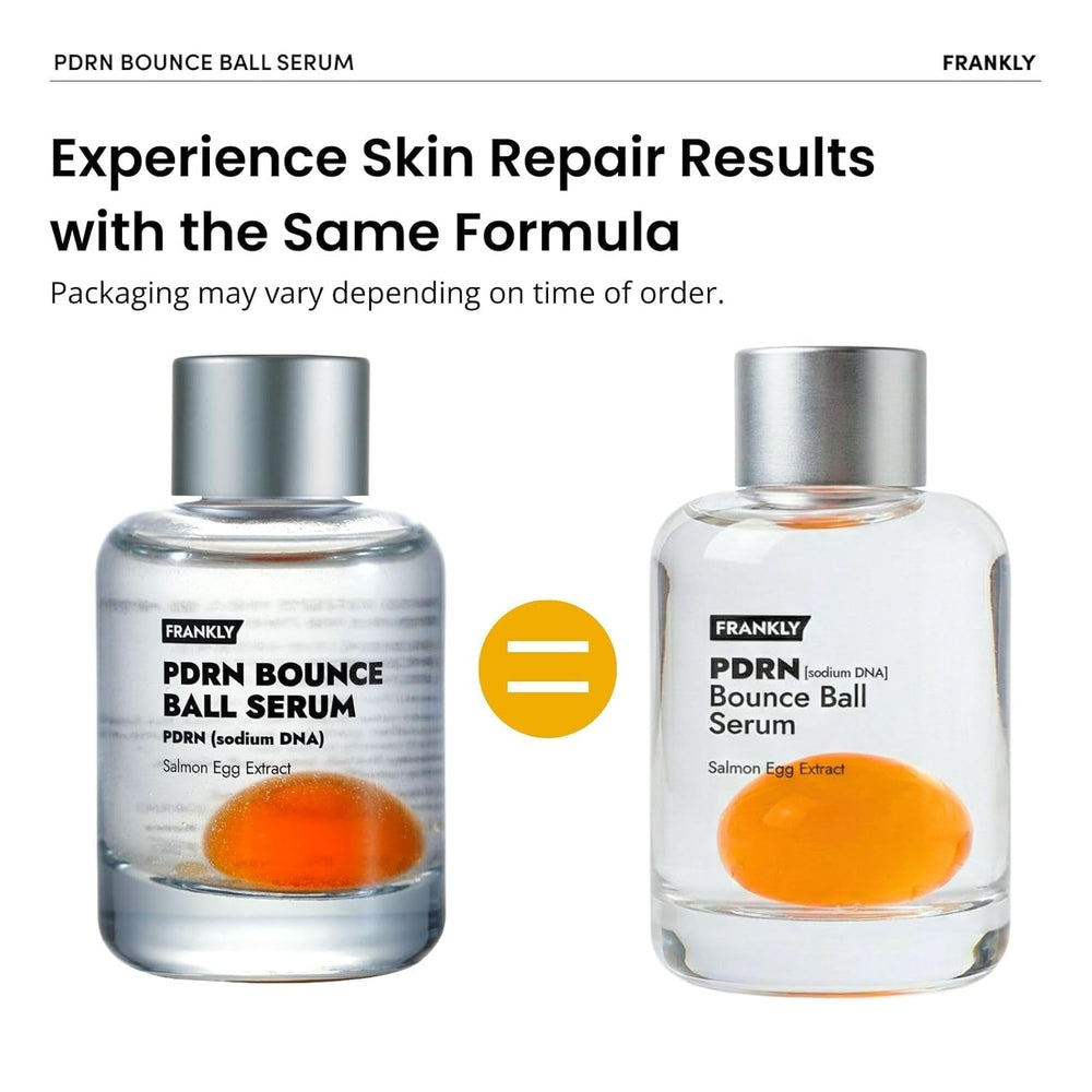 FRANKLY bottle on vanity showcasing sleek packaging for at home post procedure use
