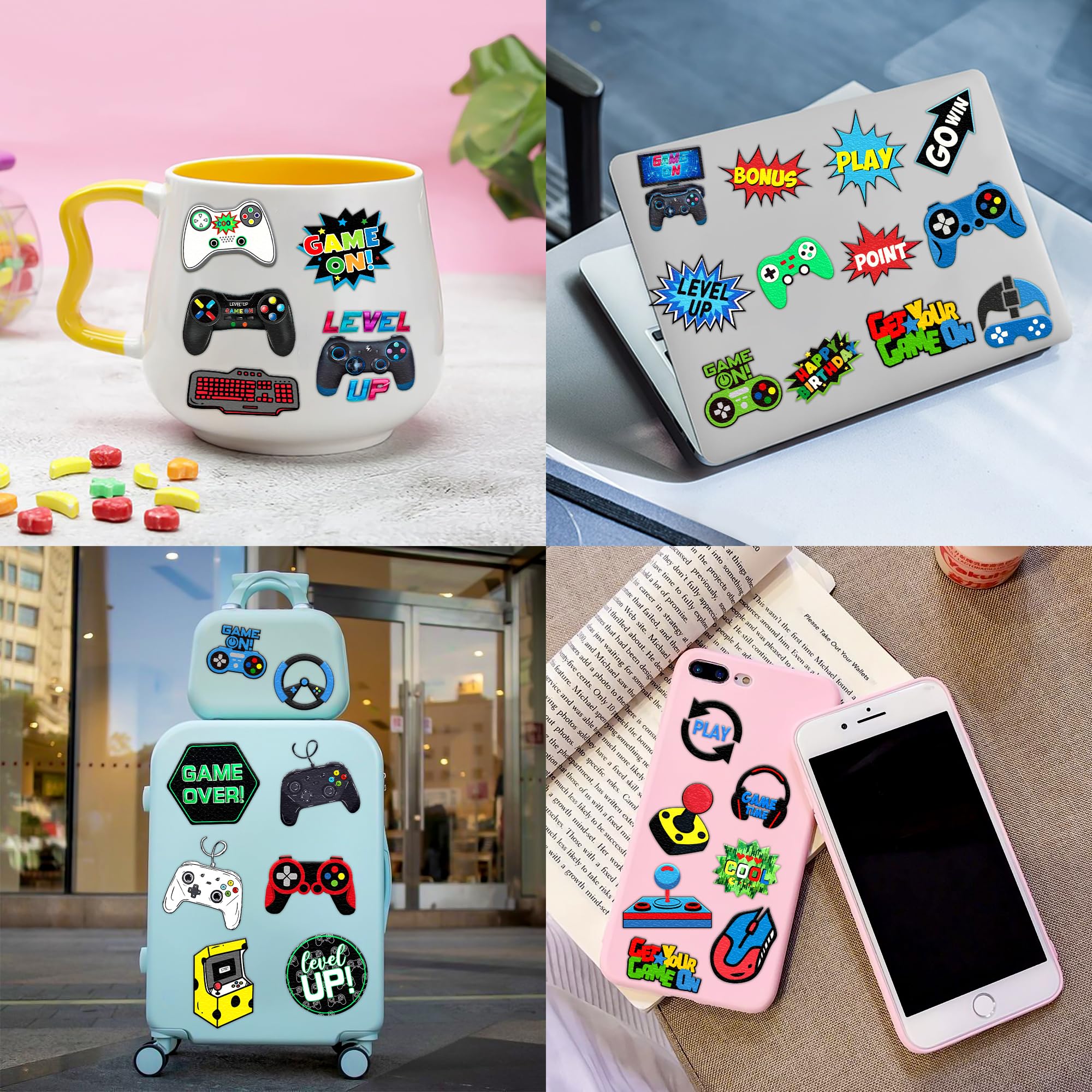 Regalos divertidos con tatuajes de videojuegos, perfectos para cumpleaños.