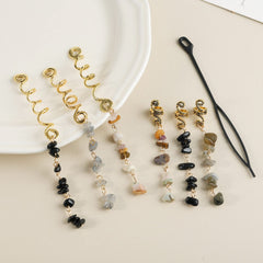FRDTLUTHW Braids jewelry set showcases six styles for versatile looks.