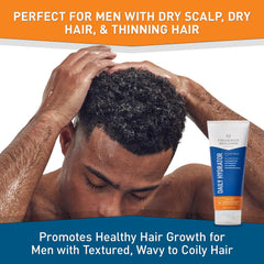 Frederick Benjamin Daily Hydrator, cuero cabelludo seco y cabello bien cuidado.