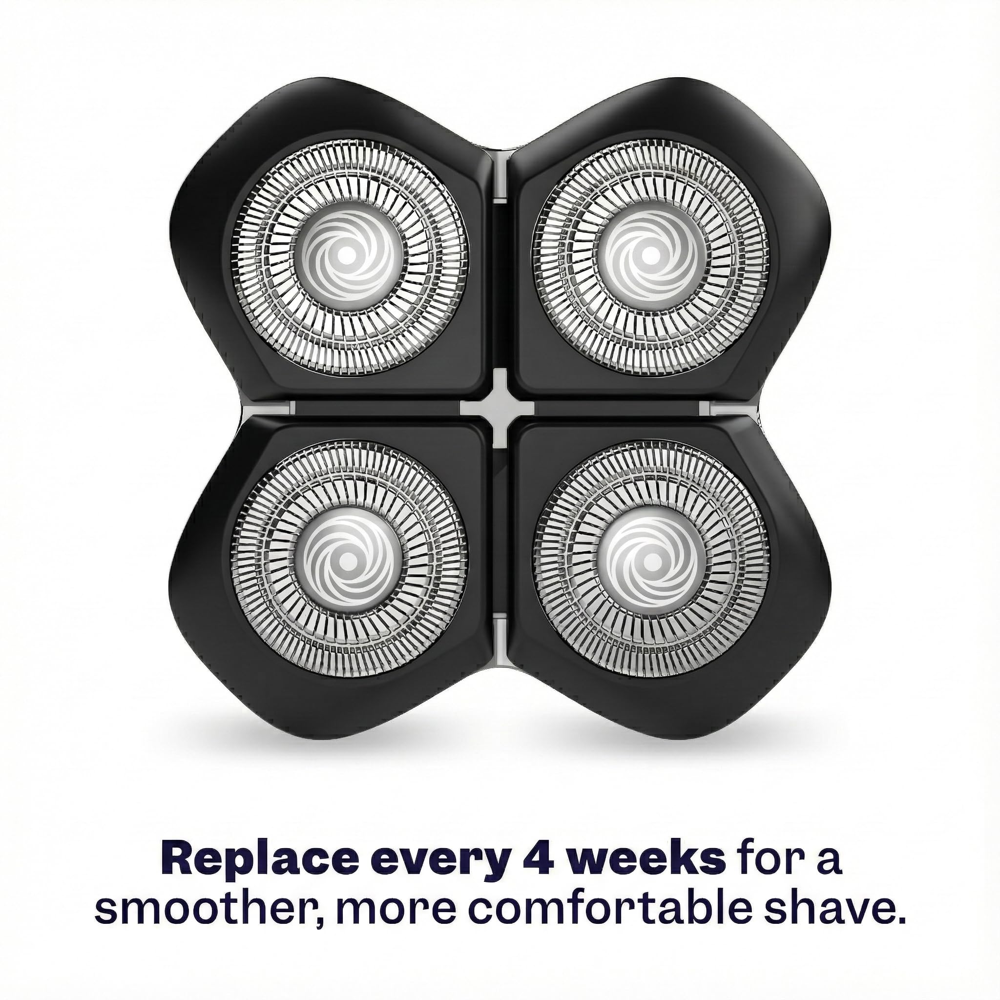 Freebird bald head shave with replacement blades for a smooth result.
