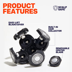Freebird FlexSeries blade installation showing QuickSnap fit for fast changes