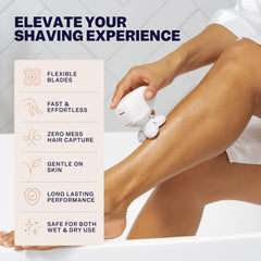 Freebird FlexSeries BodySmooth five-contouring-heads closeup tailored for curves.