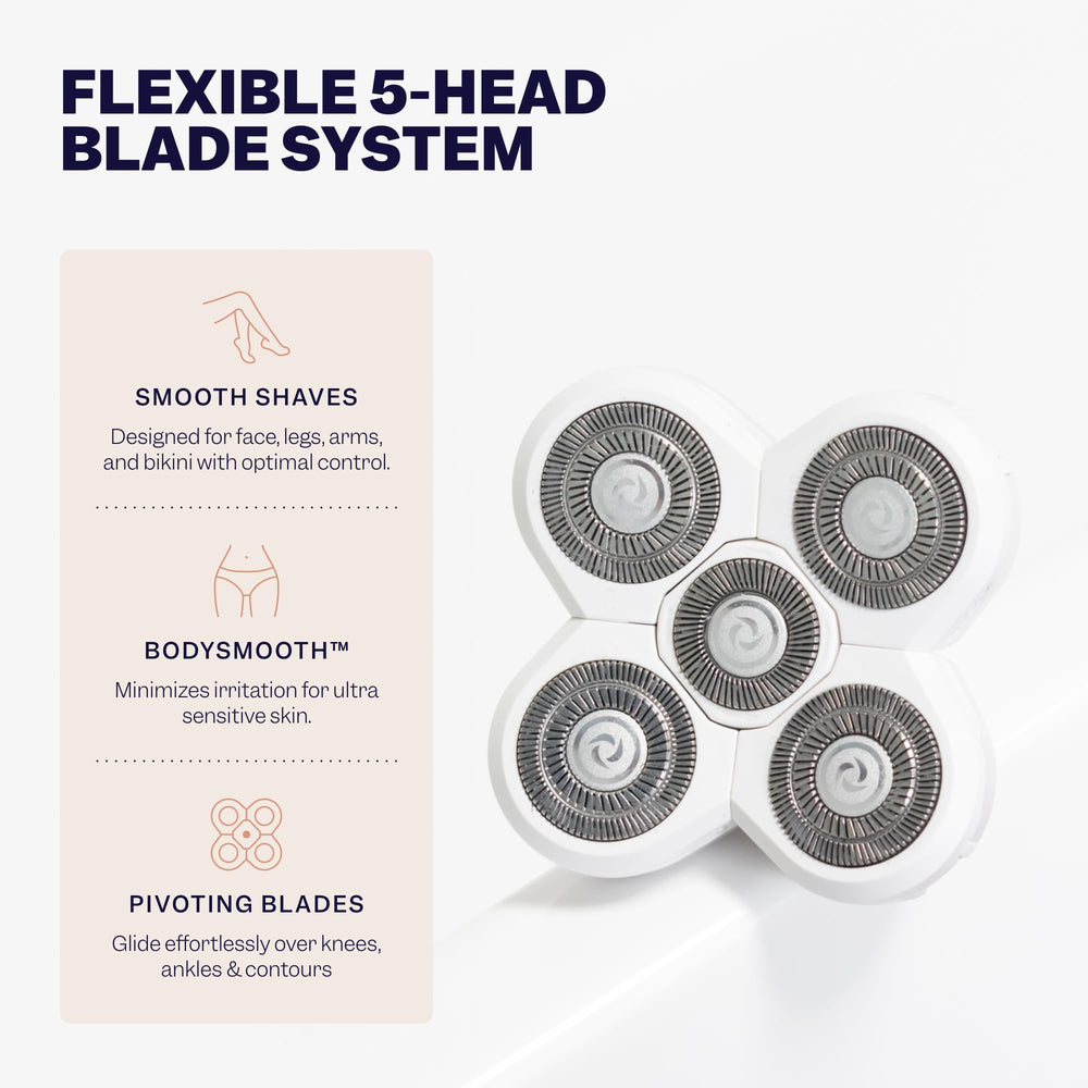 Freebird FlexSeries BodySmooth glides along leg for a silky, comfortable shave.