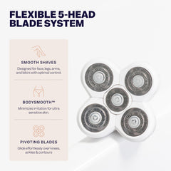 Freebird FlexSeries BodySmooth glides along leg for a silky, comfortable shave.