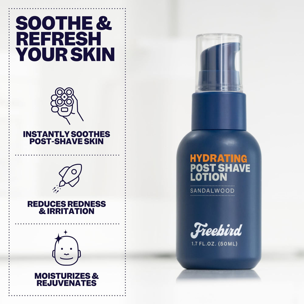 Freebird travel-size bottle fits gym bag and trips