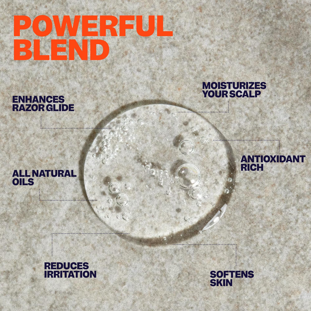 Freebird razor-friendly oil usage scene with smooth glide