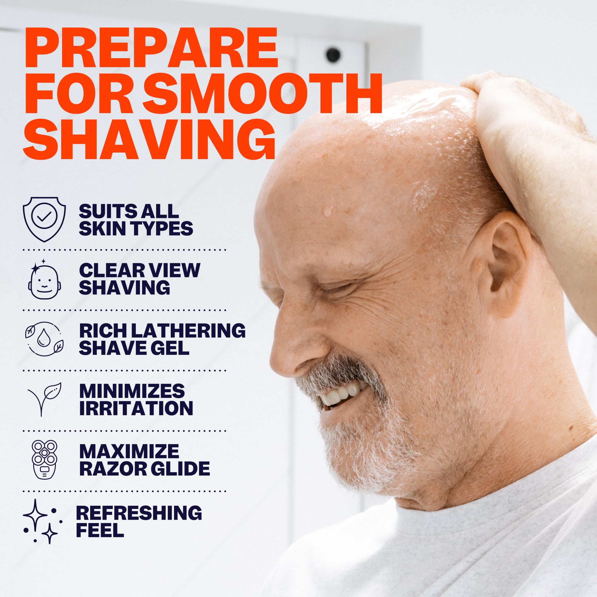 Freebird Shave Gel cap close-up highlighting easy grip