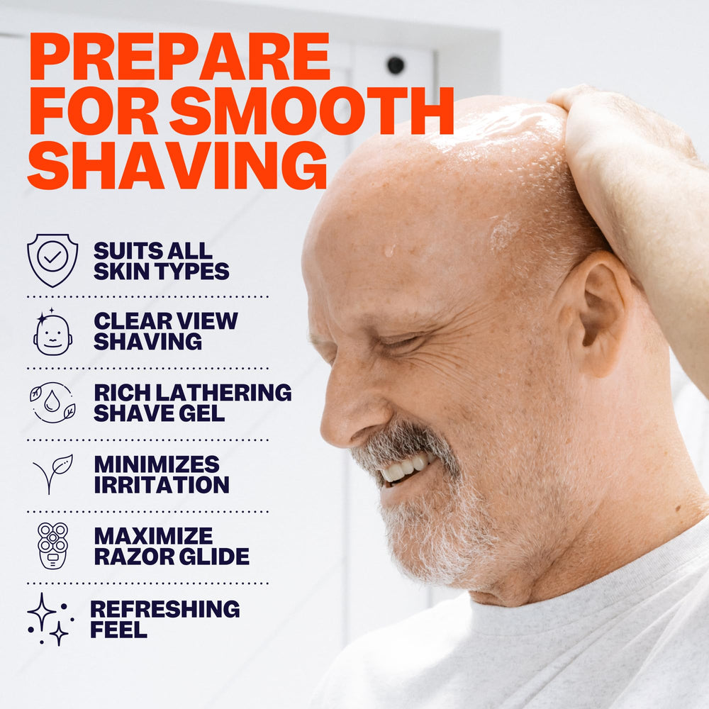 Freebird Shave Gel cap close-up highlighting easy grip