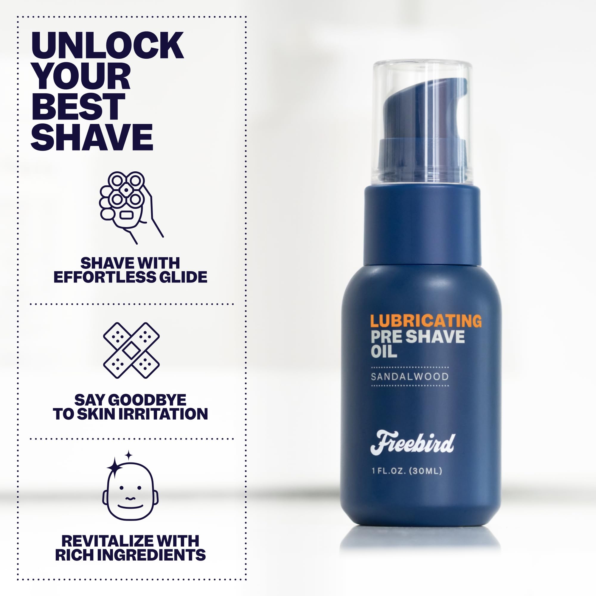 Freebird travel size compact bottle for on-the-go grooming