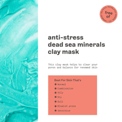 Freeman Dead Sea Minerals Mask close-up highlights mineral-rich formula