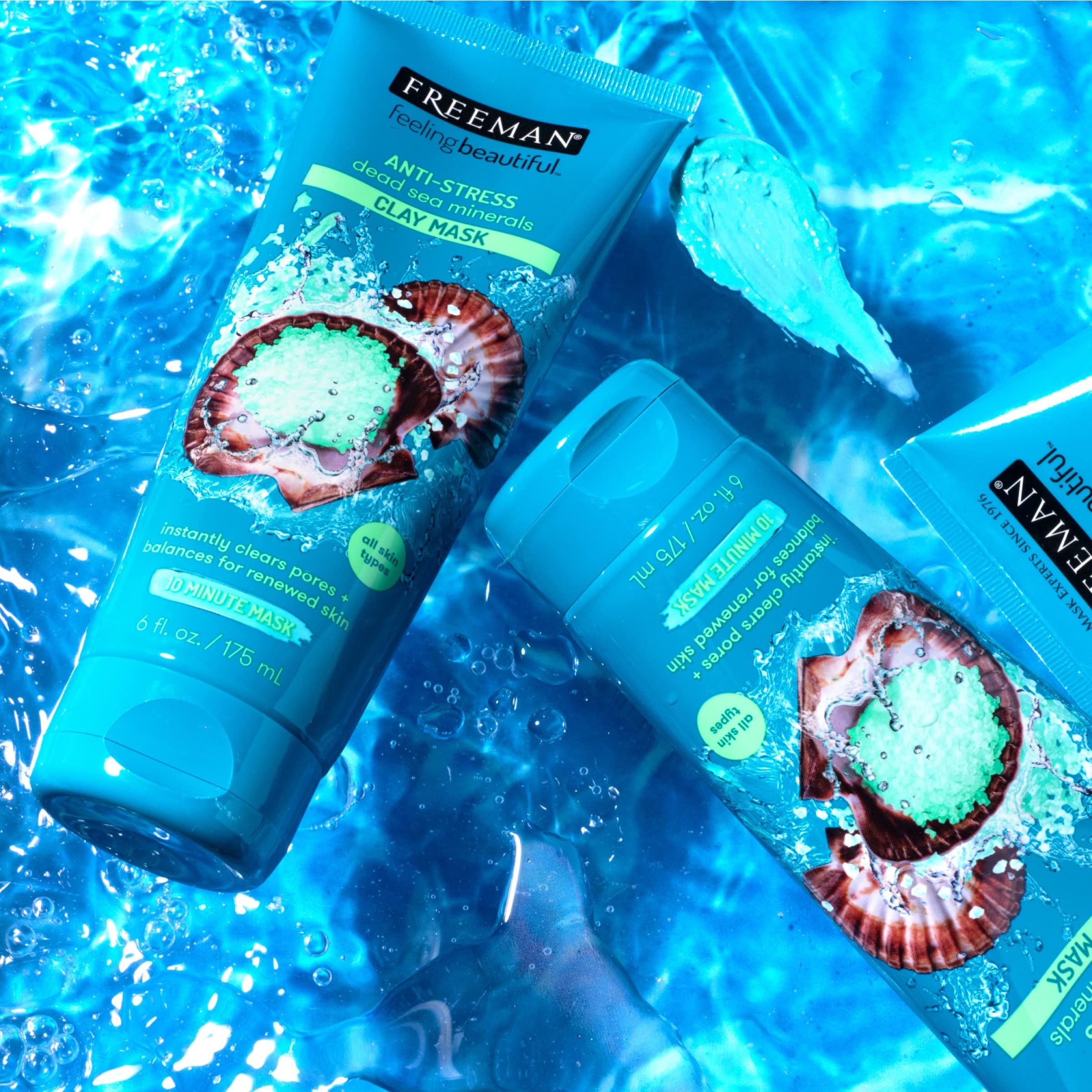 Freeman Easy 15-minute mask application on clean skin