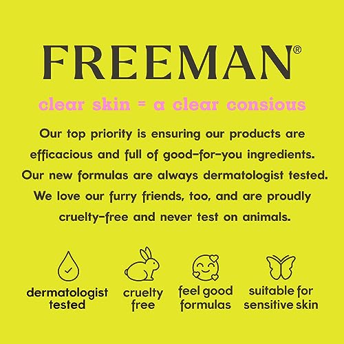 6 oz Freeman mask tube label close-up