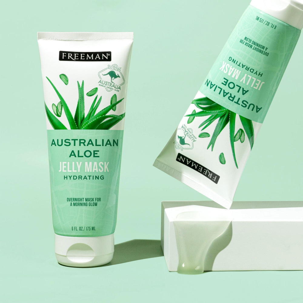 Cooling effect of Freeman Exotic Blends Aloe Jelly Mask during wear